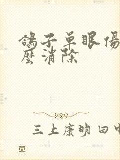 鸽子单眼伤风怎么消除