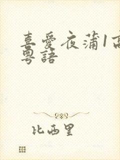 喜爱夜蒲1高清粤语
