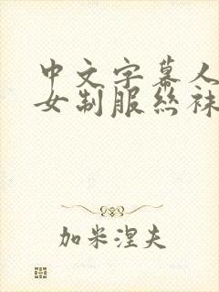 中文字幕人妻熟女制服丝袜