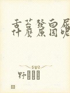 舌苔发白尿黄是什么原因呢