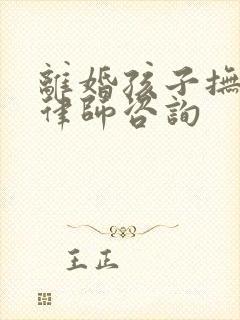 离婚孩子抚养费律师咨询