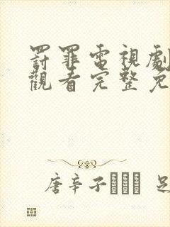 罚罪电视剧在线观看完整免费高清下载