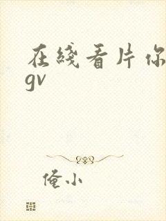 在线看片你懂得gv