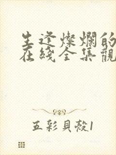 生逢灿烂的日子在线全集观看