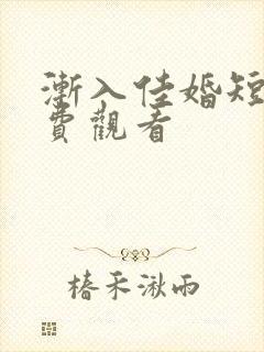 渐入佳婚短剧免费观看