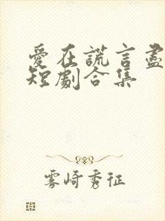 爱在谎言尽头时短剧合集