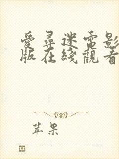 爱寻迷电影完整版在线观看