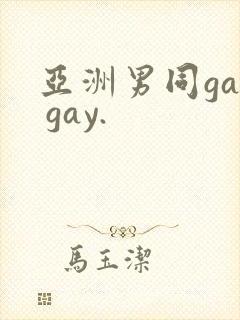 亚洲男同gay gay.