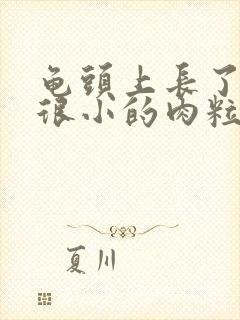 龟头上长了一圈很小的肉粒