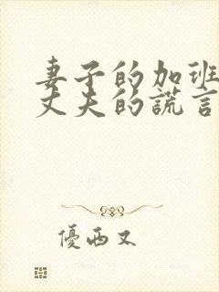 妻子的加班我对丈夫的谎言