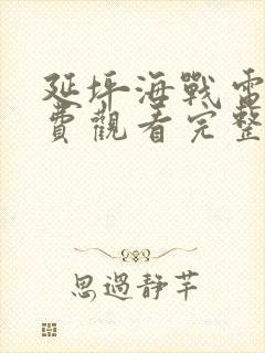 延坪海战电影免费观看完整版