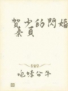 贺少的闪婚暖妻 秦页