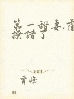 第一甜妻,霍少撩错了