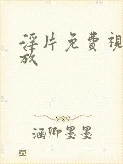 淫片免费视频播放封面