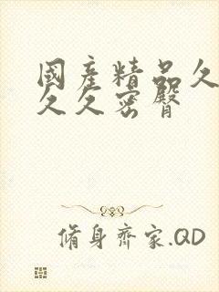 国产精品久久久久久密臀