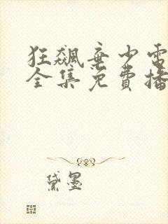 狂飙弃少电视剧全集免费播放