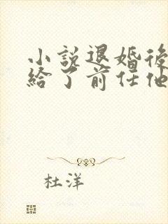 小说退婚后我嫁给了前任他叔