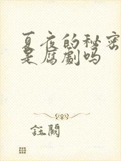 夏夜的秘密泰剧是腐剧吗