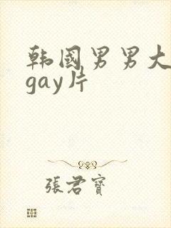 韩国男男大尺度gay片