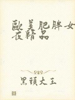 欧美肥胖女人午夜精品