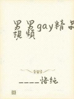 男男gay精品视频