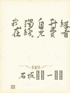 我独自升级漫画在线免费看全集封面