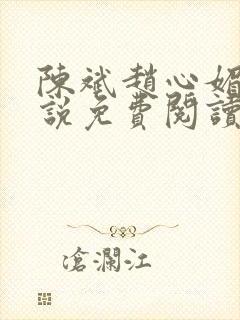 陈斌赵心媚的小说免费阅读全文最新章节