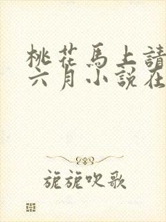 桃花马上请长缨六月小说在线全文免费阅读封面