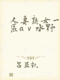 人妻熟女一区二区aⅴ水野