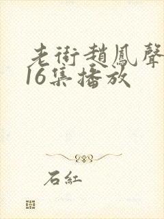 老街赵凤声短剧16集播放