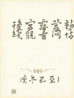 后宫露营动漫在线观看网站