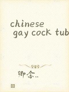 chinese gay cock tube