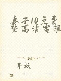 妻子10免费完整高清电视剧