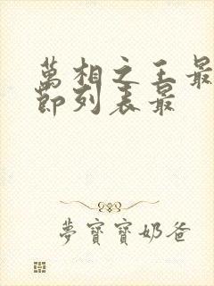 万相之王最新章节列表最