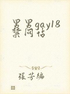 男男gay18禁网站
