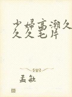 少妇高潮久久久久久毛片