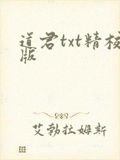 道君txt精校版