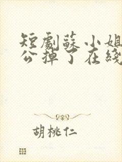 短剧苏小姐你老公掉了在线观看