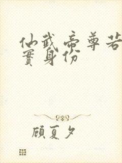 仙武帝尊若曦真实身份