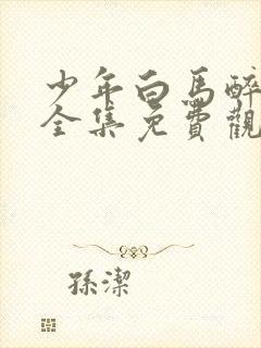 少年白马醉春风全集免费观看15集