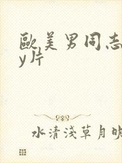 欧美男同志gay片