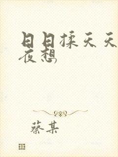 日日揉天天爽夜夜想