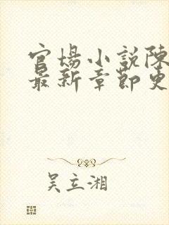 官场小说陈向东最新章节更新