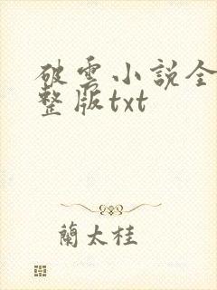 破云小说全集完整版txt