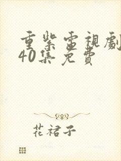 重紫电视剧全集40集免费