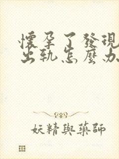 怀孕了发现老公出轨怎么办封面