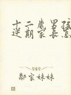 十二岁男孩的叛逆期家长怎么做