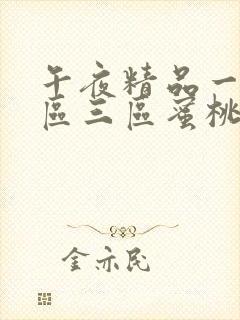 午夜精品一区二区三区蜜桃视频封面