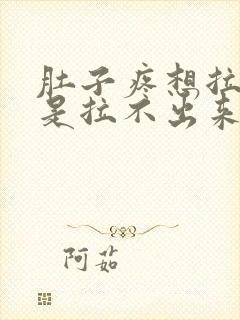 肚子疼想拉屎但是拉不出来是怎么回事