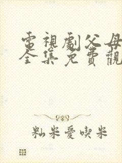 电视剧父母爱情全集免费观看高清